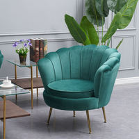 Chaise longue de luxe en velours tufté fait main, canapé de détente moderne, fauteuil pour salon, meubles de maison