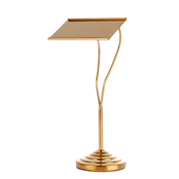 Support de numéro de table en acier inoxydable, porte-carte de table pour banquet, panneau de table de restaurant, clip pour menu de buffet, présentoir de prix