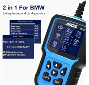 Escáner OBD2 ANCEL BM500 para BMW, Mini, Rolls-Royce, Herramienta de Diagnóstico Completo del Sistema con Reinicio de Aceite CBS EPB BMS y Registro de Batería - Product Image 1