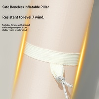 Tente gonflable de camping extérieur à installation en un clic, 3-4 personnes, imperméable, anti-UV, en tissu Oxford, colonne d'air TPU, trois saisons, simple