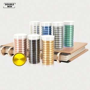 Custom Wholesale Bulk Metal Round Disc Binding Rings for Notebook Planner