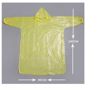 Poncho Impermeabile Antipioggia con Logo Personalizzato Poncho Antipioggia Monouso per Adulti - Product Image 3