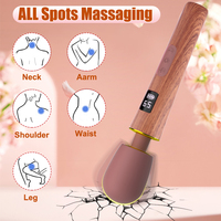 Digitaler LCD-Display AV-Stab Weiblicher Masturbator Klitoris- und Brustwarzen-Stimulation G-Punkt Dildo Vibrator Sexspielzeug für Frauen