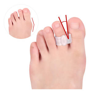 Séparateur d'orteils en silicone <span class=keywords><strong>pour</strong></span> la correction du <span class=keywords><strong>hallux</strong></span> <span class=keywords><strong>valgus</strong></span>, anti-frottement, unisexe, utilisable toute l'année, <span class=keywords><strong>pour</strong></span> <span class=keywords><strong>chaussures</strong></span> grandes pointures - Product Image 2