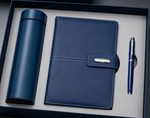 Customized Logo Leather Notebook Corporate Gift A5 Diary Wholesale Promotional Luxury Business Pen Usb Drive <b>Note</b> <b>Book</b> Set - Product Image 5
