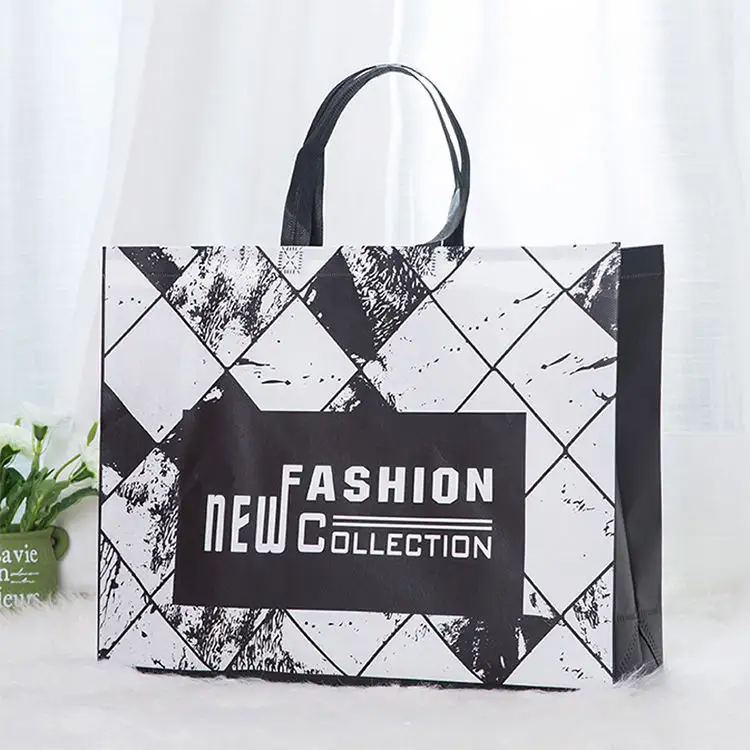 Top Quality Personalized Custom Luxury Large Capacity Shopping Tote Non Woven Bag