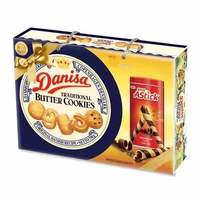 Emballage cadeau de biscuits au beurre danois en gros 750g Biscuits et biscuits croustillants sucrés