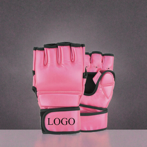 Gants de combat professionnels pour MMA, Sanda et Kickboxing, avec fermeture extensible, imperméables, sans doigts, en PU - Product Image 3