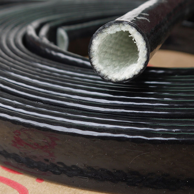 Factory Price Big Size Fiberglass Braided Sleeve Fireproof Cable Protection Fiberglass Sleeving