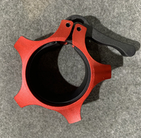 Pinces de poids antidérapantes de nouvelle conception, colliers de pinces d'haltères en Aluminium de compétition d'haltérophilie Standard