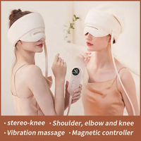 2 in 1 Kopf Augen massage gerät elektrische Wärme Luftdruck vibrierenden Helm Kopf Kopfhaut Massage gerät zu Hause