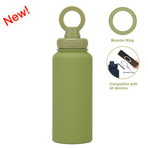 2025 New <b>Large</b> Capacity 1L Stainless Steel Sports Kettle Magnetic Mobile Phone Bracket Water Cup Outdoor Sports - Product Image 6