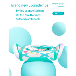 Chất lượng cao giá rẻ điều hành thoải mái da vải Cô Gái xoay ghế máy tính kuromi Tím chơi game ghế với chỗ để chân - Product Image 5