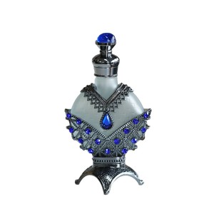 Flacons de parfum vides en verre borosilicate de 15 ml pour huiles essentielles arabes, avec couvercle en verre de style et sérigraphie, <span class=keywords><strong>atomiseur</strong></span> de parfum en gros - Product Image 3