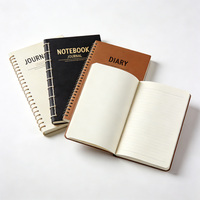 Impression de carnets personnalisés OEM en gros, cahiers personnalisés, papier offset, couverture souple, reliure spirale, blocs-notes de bureau, blocs-notes professionnels