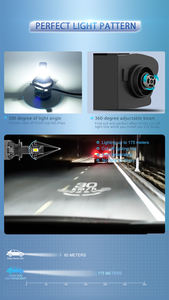 Accesorios para Automóviles, Proyector de Faros LED Universales para Automóviles, Faros Delanteros de Alta Potencia - Product Image 5