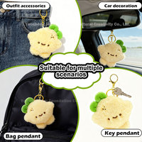 Nouveau style, pendentif en peluche personnalisé mignon, ornements en forme de citron, porte-clés en peluche personnalisé, breloque de sac en peluche, cadeaux promotionnels