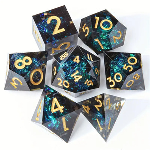 Cá nhân hoá sản phẩm tùy biến Logo Rồng và Dungeon RPG Trò chơi xúc xắc DND vai trò chơi xúc xắc thiết lập D & D 7-mảnh đa diện xúc xắc - Product Image 3