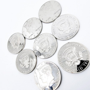 Truco con moneda de 50 centavos, moneda mágica, moneda conmemorativa estadounidense, dólar estadounidense, accesorio de ferromagnetismo para trucos de magia de primer plano con moneda de medio dólar - Product Image 5