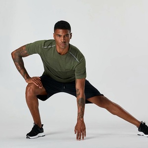 เสื้อยืดกีฬาผู้ชาย ชุดวิ่งแห้งเร็ว ชุดออกกำลังกาย ชุดลำลอง เสื้อยืดออกกำลังกาย ฟิตเนส - Product Image 5