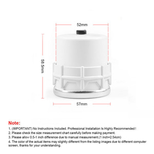 โวลต์มิเตอร์แบบแว่นกันแดด 12V 2 นิ้ว สำหรับตกแต่งรถยนต์ พร้อมไฟสีขาว 52 มม. 8-18 - Product Image 4