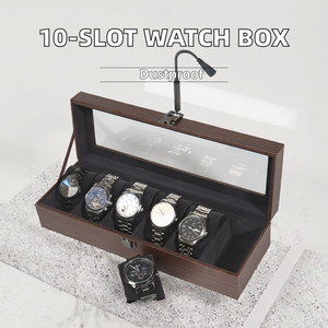 Coffret en <span class=keywords><strong>bois</strong></span> MDF rectangulaire haut de gamme, écologique, pour cadeau individuel, avec cadre moulé unique DS - Product Image 2