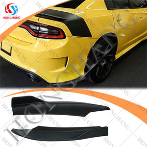 Chaoshenghang PP Kit de carrocería de plástico Esquina trasera para Dodge Charger 2022 + Protector de parachoques Cubierta de esquina 2 piezas Accesorios para automóviles - Product Image 1