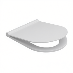 Asiento de Inodoro Termoestable con Cierre Suave, Blanco, 53 cm de Largo, 33 cm de Ancho - Product Image 2