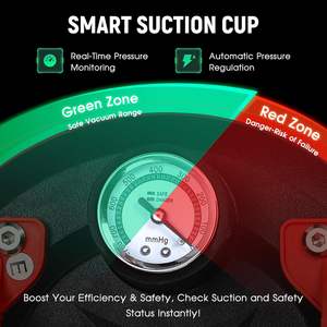 Bomba de aire de vacío eléctrica de alta resistencia para goma de madera DIY ventosa de grado Industrial para azulejo de vidrio ventosa Manual -- 1 paquete - Product Image 3
