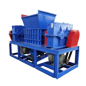 Double Shaft Shredder Tire Shredder Machine Waste Shredder