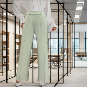 Moda Europea Americana: Nueva Chaqueta Casual Profesional de Estilo Occidental, Tejida, de Color Liso, con Doble Bolsillo Insertado y Cremallera Alta - Product Image 2