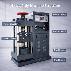Instrument de test idéal pour les entreprises industrielles et minières - Machine d'essai de résistance à la compression du béton 2000KN - Product Image 4