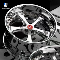 Jantes DJJ 2 pièces forgées 17-24 pouces chromées concaves profondes VSKF 5x114.3 5x112 JDM pour Nissan GTR R35 Toyota Supra A90 370Z BMW G80
