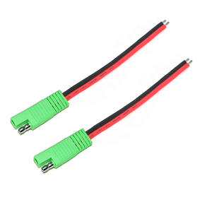ผู้ผลิต OEM รับผลิตสายไฟเชื่อมต่อแบบถอดเร็ว 2 ขา 12V แบบปลั๊กสีเขียว คุณภาพสูงสำหรับยานยนต์ พร้อมขั้วต่อ SAE - Product Image 1