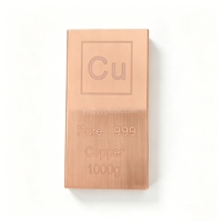 Barre de cuivre de haute pureté 1 kg – Prix de la barre de lingot pour collection
