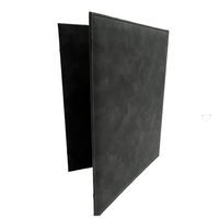 Personnalisez 12 couleurs de cuir PU pour une couverture de menu rembourrée de la taille d'une lettre