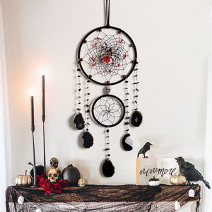 Envío Directo, Decoración Artesanal para Fiestas, Araña Colgante de Halloween, Atrapasueños Grande - Product Image 2