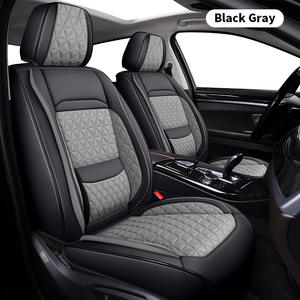 Fundas de Asiento de <span class=keywords><strong>Coche</strong></span> de Piel Sintética de Alta Calidad al por Mayor, Accesorios Interiores de <span class=keywords><strong>Coche</strong></span> Universales, Varias Fundas de Asiento de Felpa - Product Image 2