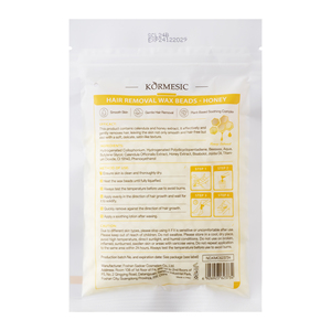 KORMESIC Vente en gros 100g Perles de cire dépilatoire au miel, toucher soyeux et lisse, apaisantes, douces et apaisantes, sans bandes, pour l'épilation - Product Image 6