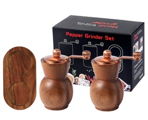 <span class=keywords><strong>Moulin</strong></span> à <span class=keywords><strong>poivre</strong></span> manuel écologique en bois d'acacia Jiuxin Creative Vase pour <span class=keywords><strong>poivre</strong></span> noir, <span class=keywords><strong>poivre</strong></span> du Sichuan, sel rose – Bouteille de broyage occidentale - Product Image 6