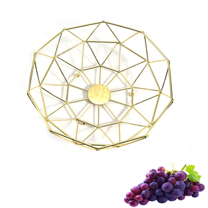Mode créatif <span class=keywords><strong>bureau</strong></span> maison support <span class=keywords><strong>de</strong></span> banane en métal cuivre placage Fer fruits <span class=keywords><strong>panier</strong></span> - Product Image 4