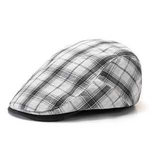 Wholesale Spring Summer Men Women Cap Vintage Plaid Artist <strong>Painter</strong> Beret Hat Male Female Ivy Flat Cap Adjustable Beret Caps - Product Image 2