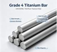 Barre en titane pur ASTM Grade 4 UNS R50700 TA4 XINJINLAI 3mm-350mm, pelée, trempée, haute résistance, résistante à la corrosion, usage industriel