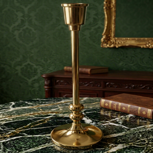 Attractive <b>Gold</b> Finished <b>Candlestick</b> Stand High Quality Candle <b>Holder</b> Home Restaurant Hotel Office Decoration - Product Image 1