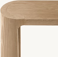 Tables de salon Ensemble de meubles rustiques Conception minimaliste Table console en bois haut de gamme