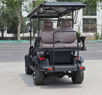Voiturette de golf électrique tout-terrain 2 places robuste avec pneus de 12 pouces pour l'aventure en extérieur, idéale pour les hôtels et complexes hôteliers