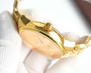 Montres-bracelets de luxe pour femmes, bracelet en acier inoxydable, résistantes à l'eau, mouvement à quartz, cadran en verre, aiguilles, marques de mode - Product Image 3