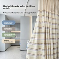 Rideau médical multifonctionnel pour hôpitaux, rideau de protection ignifuge classe B1, cloison d'intimité pour salons de beauté