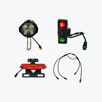 Kit de conversion de vélo électrique Prat E Bike avec moteur de moyeu arrière à engrenages Bafang 36V 48V 250W 500W 750w