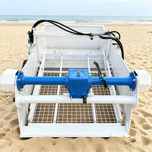 Plaj kum eleme makinesi kum elek dizel Powered yol temizleyici temizlik ekipmanları plaj taş eleme makinesi - Product Image 5